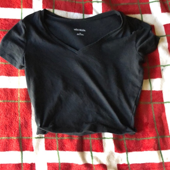 Tops - Black crop top